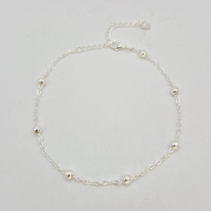 TORNOZELEIRA COM BOLINHAS