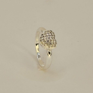 ANEL CORACAO CRAVEJADO