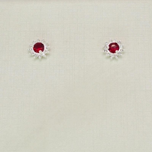 BRINCO PEDRA VERMELHA