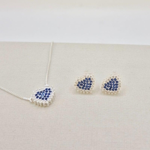 CONJUNTO CIRCULO ZIRCONIA LILAS