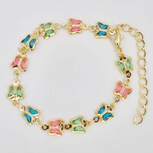 PULSEIRA BORBOLETAS COLORIDAS