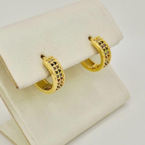 ARGOLA FILEIRA ZIRCONIAS COLORIDAS