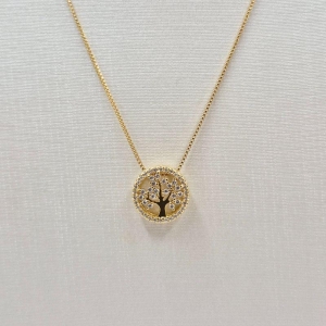 COLAR ARVORE CRAVEJADA