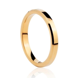 ALIANÇA 3MM CHANFRADA