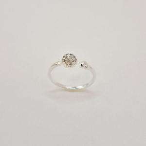 ANEL AJUSTAVEL BOLA CRAVEJADA