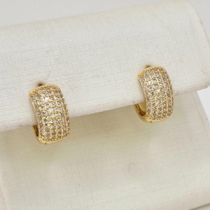 ARGOLA DE CLICK FILEIRAS DE ZIRCONIA