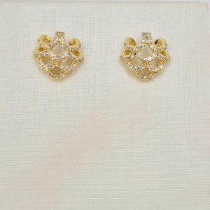 BRINCO VAZADO ZIRCONIA