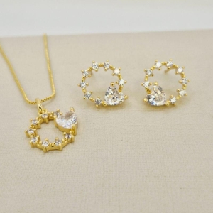 CONJUNTO CIRCULOS COM CORACAO