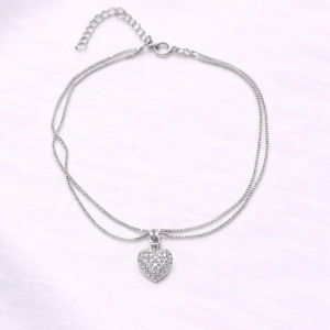 TORNOZELEIRA CORACAO CRAVEJADO