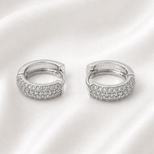 ARGOLA 3 FILEIRAS ZIRCONIA