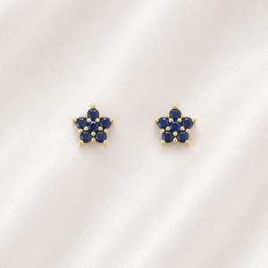 BRINCO FLOR AZUL