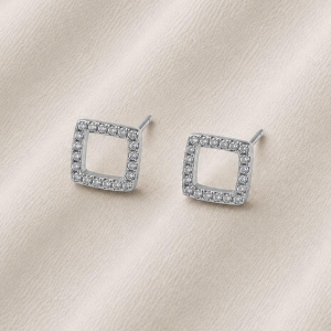BRINCO LOSANGULO ZIRCONIA