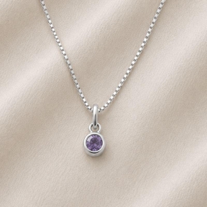 CHOCKER COM PINGENTE ROXO