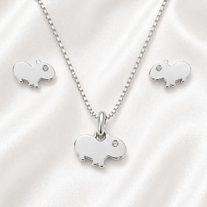 COLAR CAPIVARA OLHO ZIRCONIA