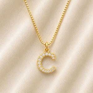 COLAR LETRA ZIRCONIA C