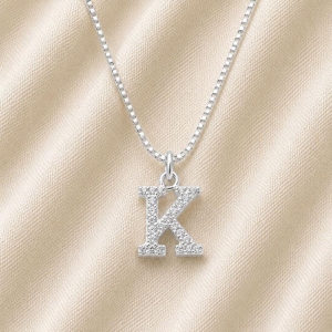 COLAR LETRA ZIRCONIA K