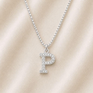 COLAR LETRA ZIRCONIA P