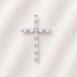 PINGENTE CRUZ ZIRCONIA