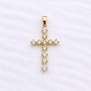 PINGENTE CRUZ ZIRCONIAS