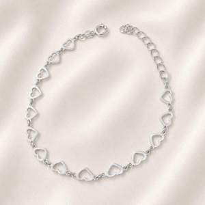 PULSEIRA ELO CORAÇÃO VAZADO