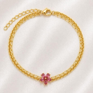 PULSEIRA FLOR ROSA