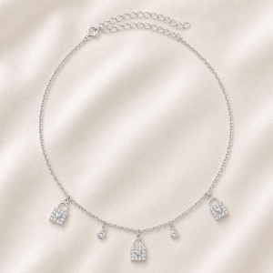 CHOCKER CADEADO CRAVEJADO CORACAO