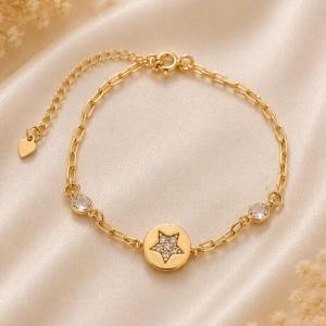 PULSEIRA COM ESTRELA CRAVEJADA