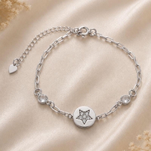 PULSEIRA COM ESTRELA CRAVEJADA