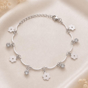 PULSEIRA FLOR E PONTOS DE LUZ