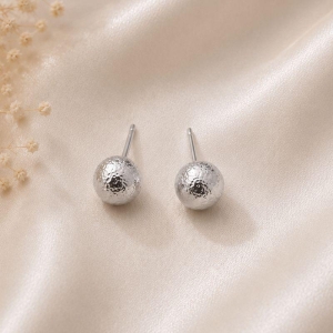 BRINCO BOLINHA JATEADA 4MM