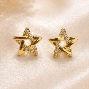 BRINCO ESTRELA COM ZIRCONIAS