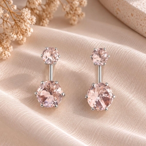 BRINCO ZIRCONIAS ROSAS