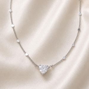 CHOCKER CORACAO COM BOLINHAS CHAPADAS