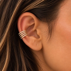 PIERCING FAKE 4 ELOS ZIRCONIA