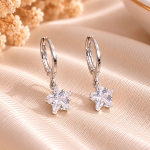 ARGOLA PENDULO ESTRELA 3MM