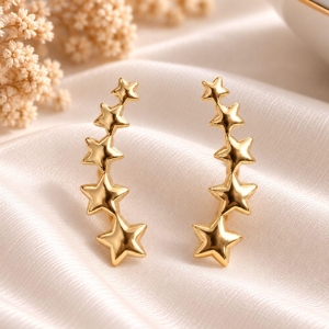 BRINCO EAR CUFF ESTRELAS