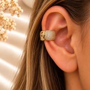 PIERCING 6 FILEIRAS ZIRCONIA 0.9MM