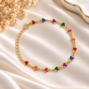 PULSEIRA CORACOES COLORIDOS