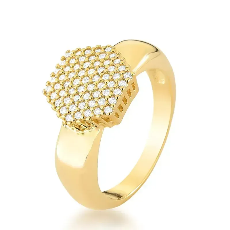 ANEL ZIRCONIA 6 LADO HEXAGONO