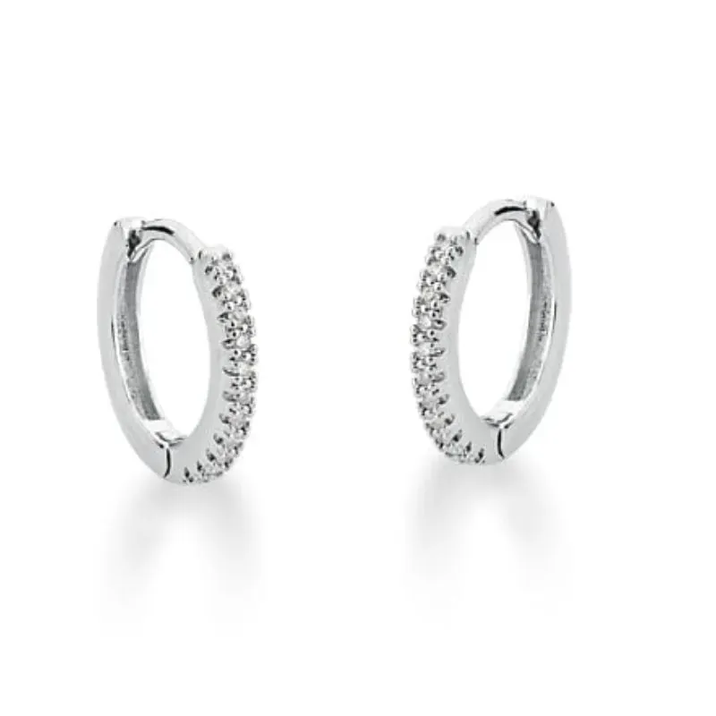 ARGOLA RODIO UMA FILEIRA ZIRCONIA