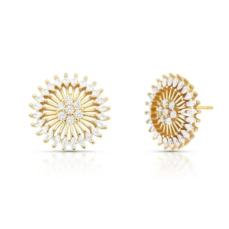 BRINCO GIRASSOL ZIRCONIA