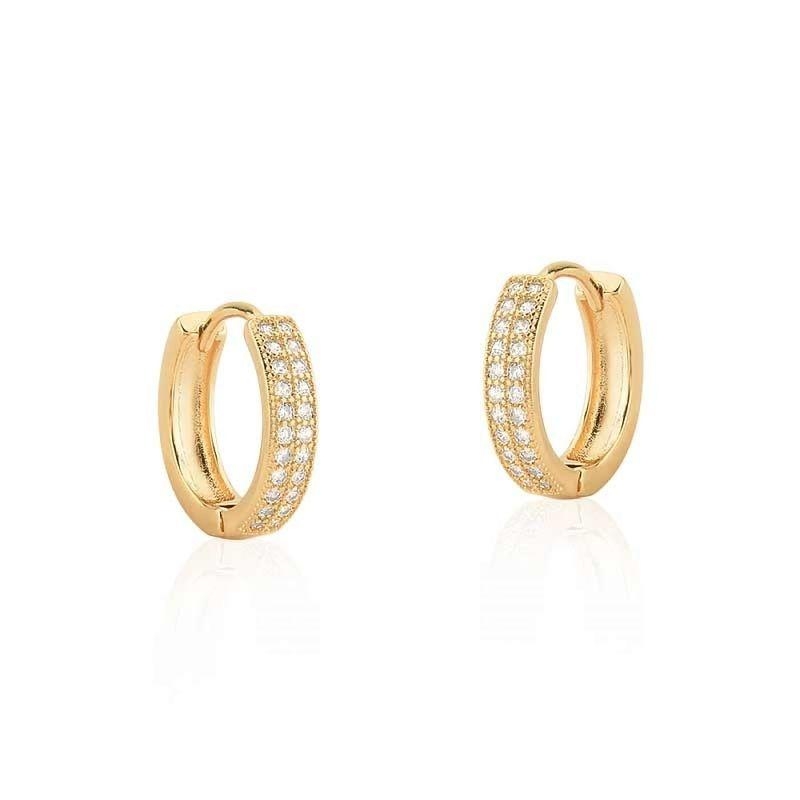 ARGOLINHA ZIRCONIA DUPLA