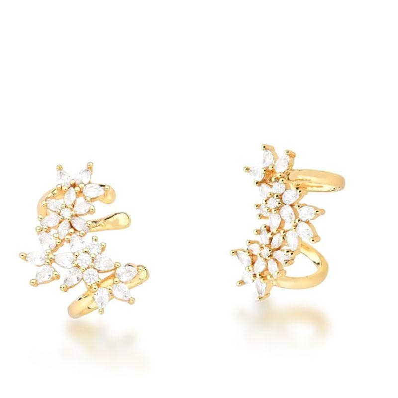 PIERCING FAKE FLORES ZIRCONIA