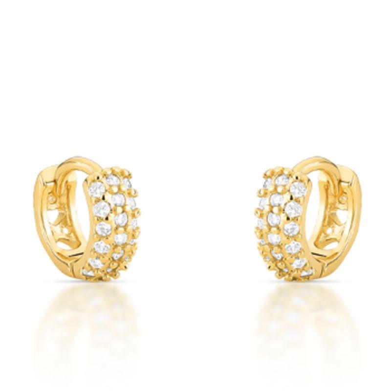 ARGOLA MICRO ZIRCONIA 3 FILEIRAS