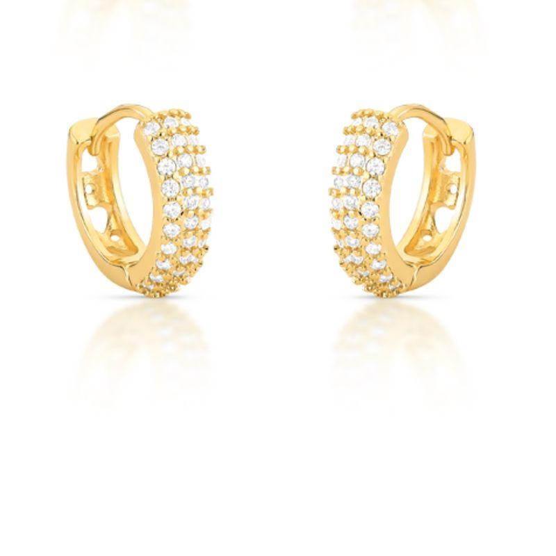 ARGOLA ZIRCONIA 3 FILEIRAS