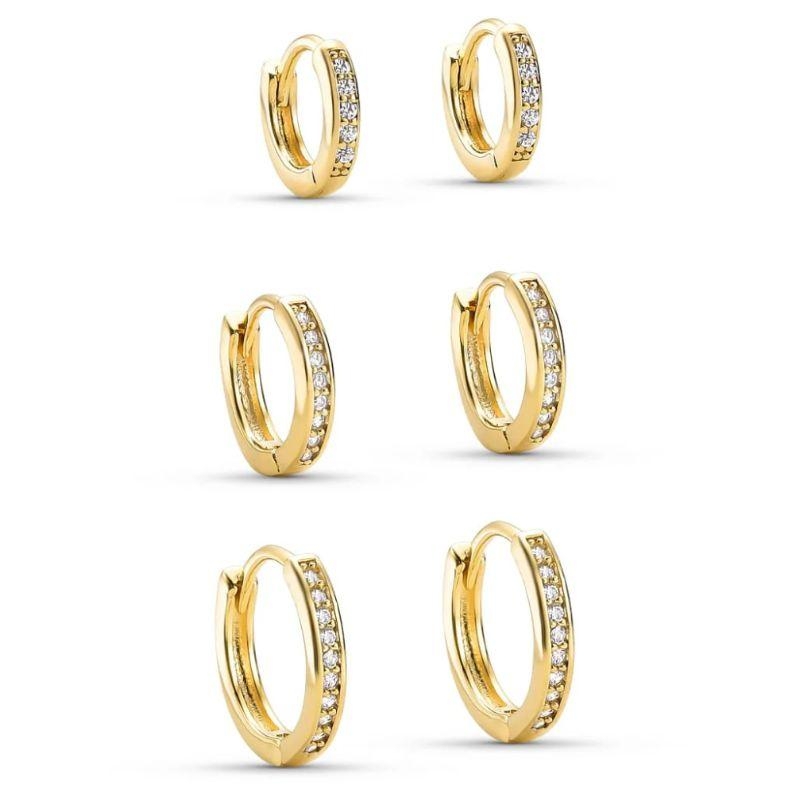 TRIO ARGOLA ZIRCONIA