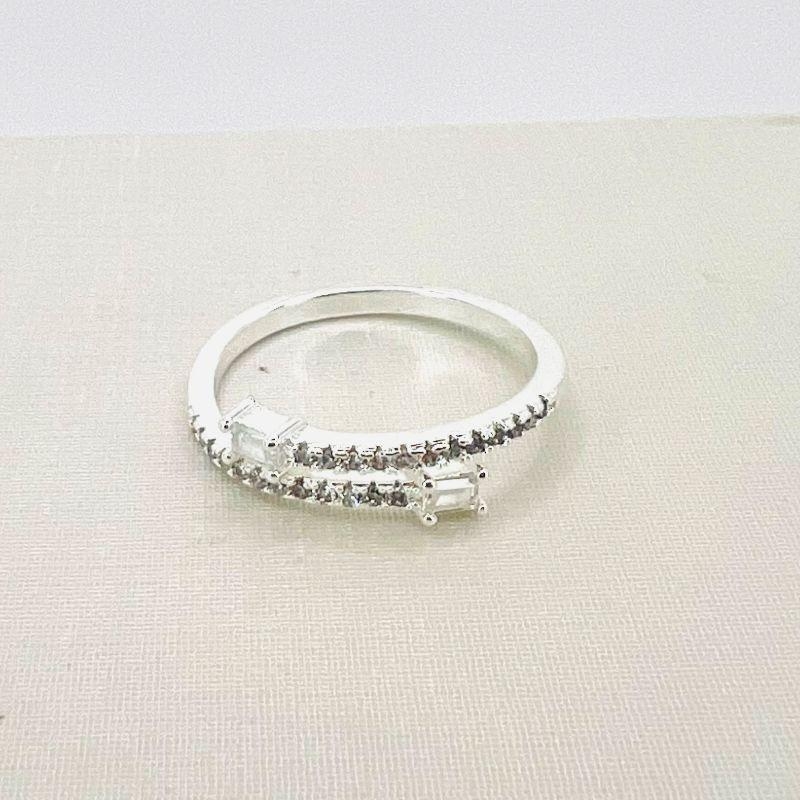 ANEL AJUSTAVEL ZIRCONIA RETANGULAR