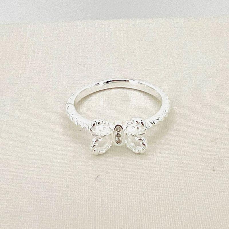 ANEL BORBOLETA ZIRCONIA