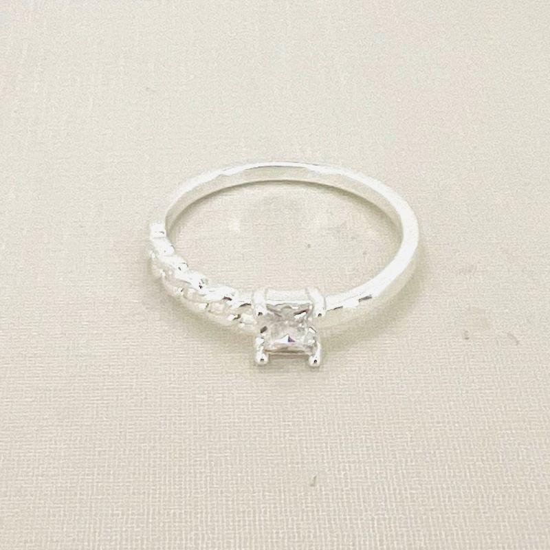 ANEL ZIRCONIA QUADRADO