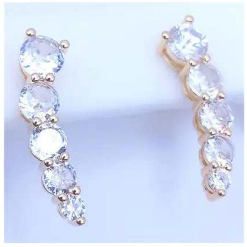 BRINCO EAR CUFF ZIRCONIA